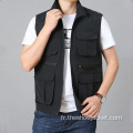 OEM Custom Sleeves Vest Jacket Mens Wholesale